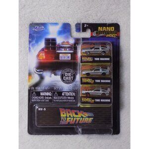Back to the Future - Diecast NANO Hollywood Rides 3-Pack - Jada Toys